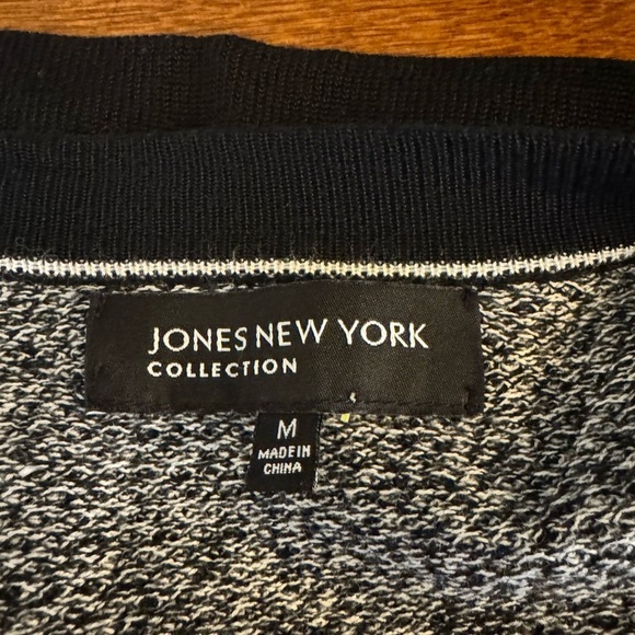 Jones New York Medium Multi-Color Marled Long Sleeve Button-Front Cardigan - EUC - Picture 3 of 4